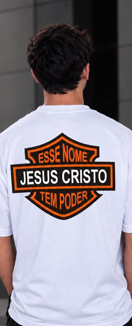Esse Nome Tem Poder — estampa, Branco