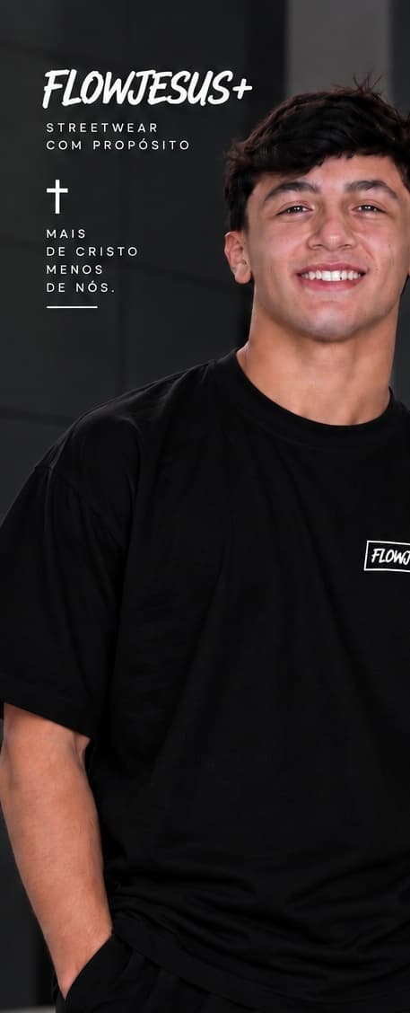 Jesus é o Herói — frente, Preto