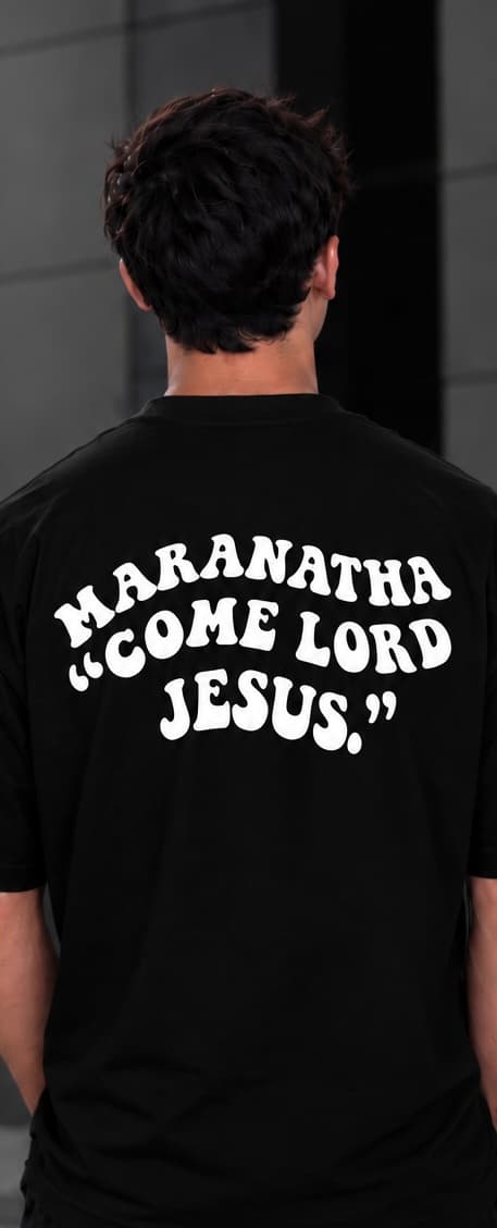 Maranata — estampa, Preto