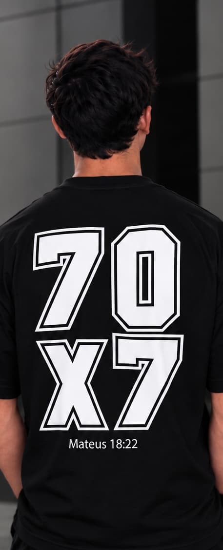 70x7 — estampa, Preto