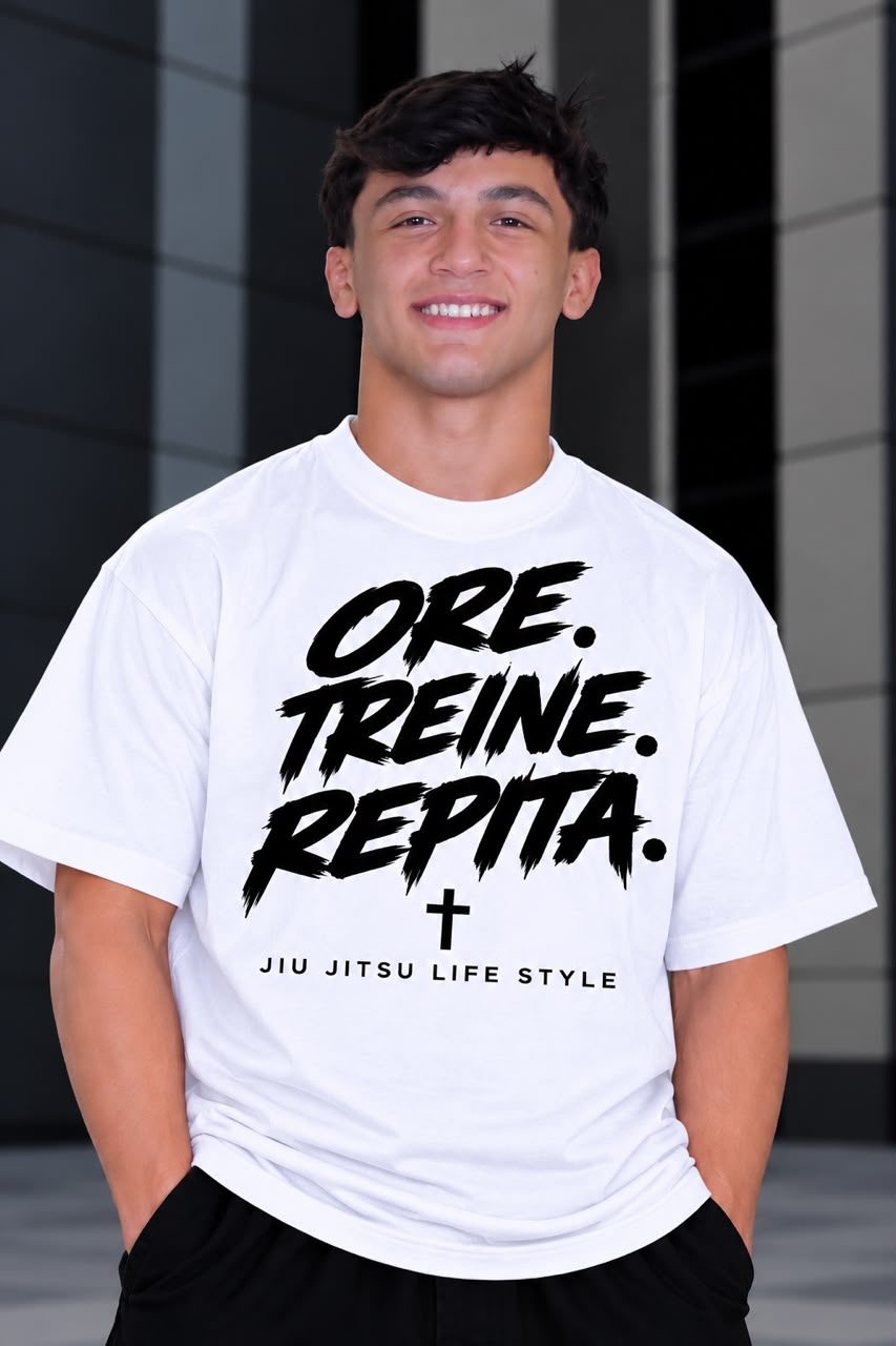 Ore. Treine. Repita. — estampa, Branco